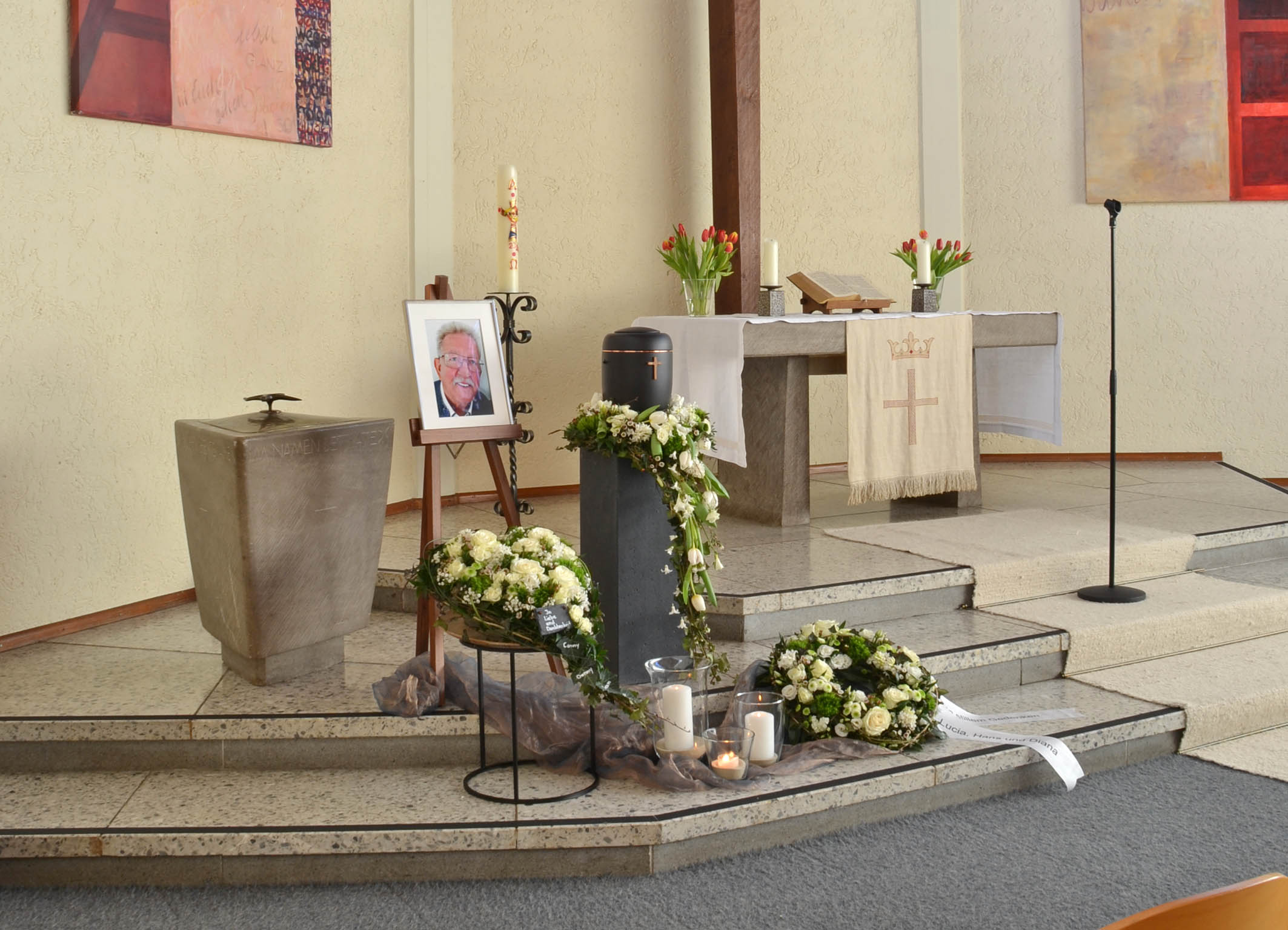 Nachruf des Kirchengemeinderates bei der Trauerfeier für Peter Rapsch